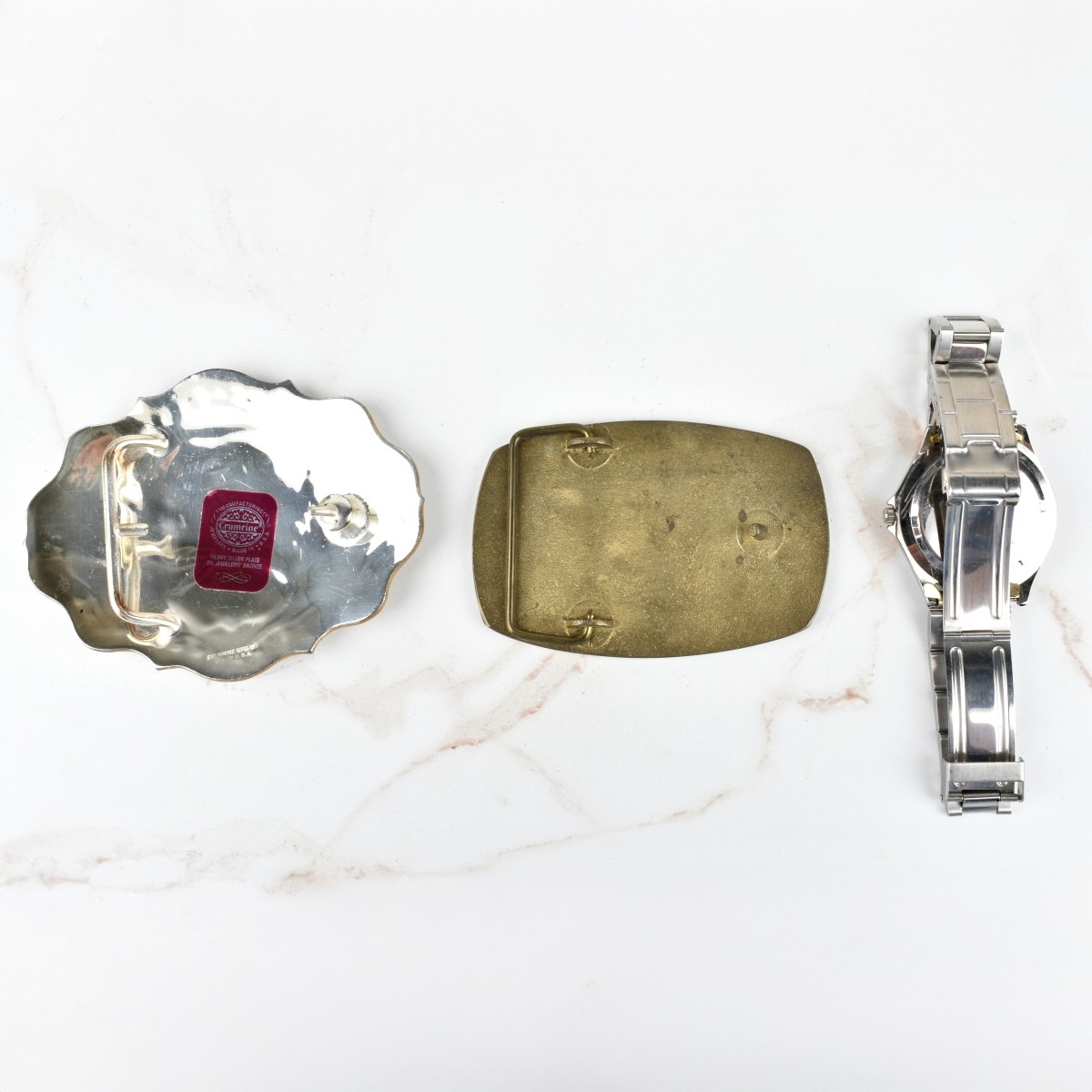 Belt Buckles and Watch