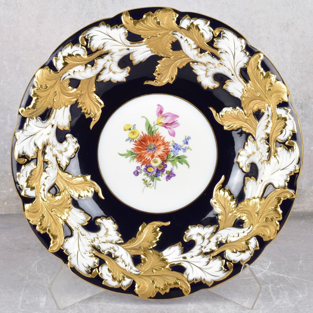 Meissen Porcelain Shallow Bowl