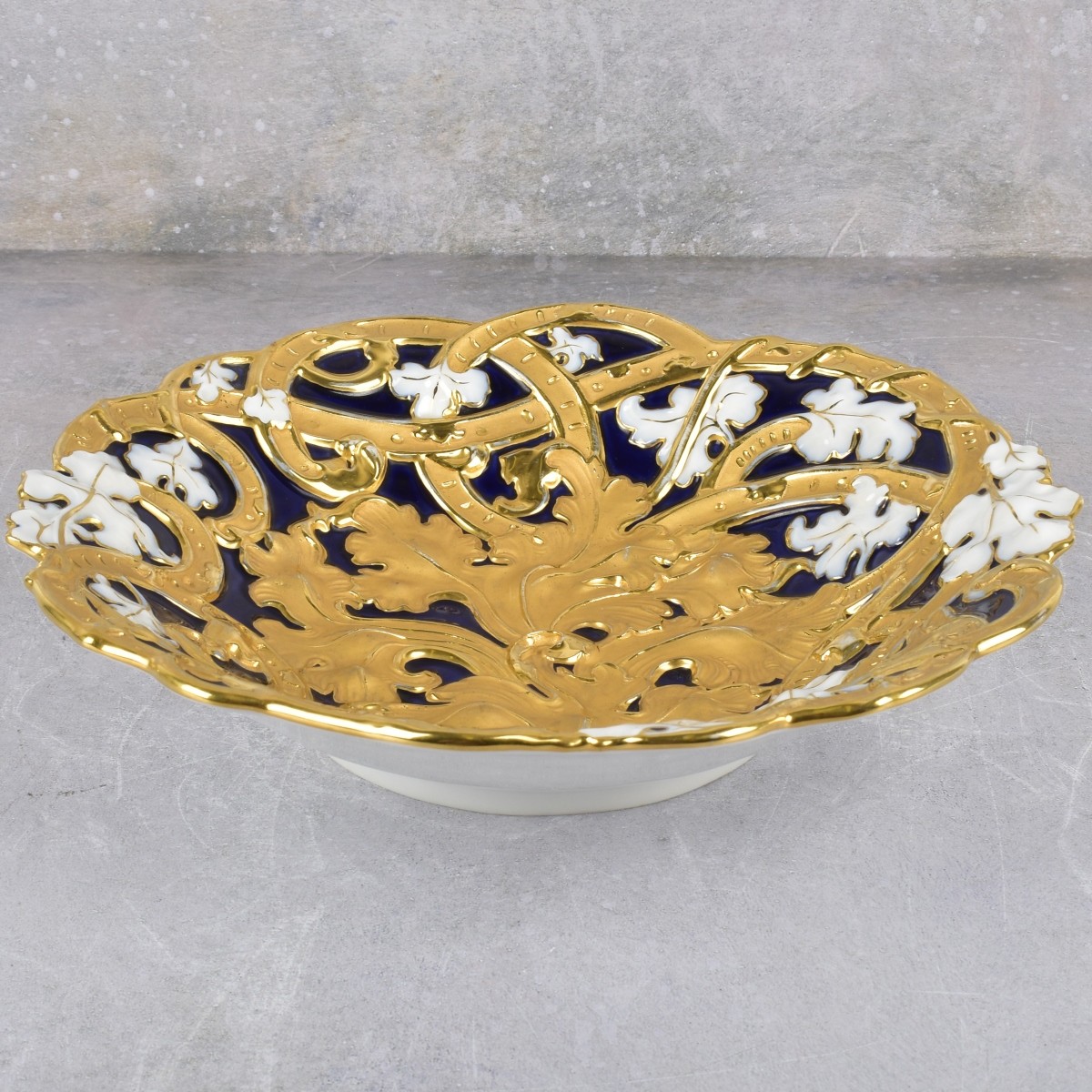 Meissen Porcelain Shallow Bowl