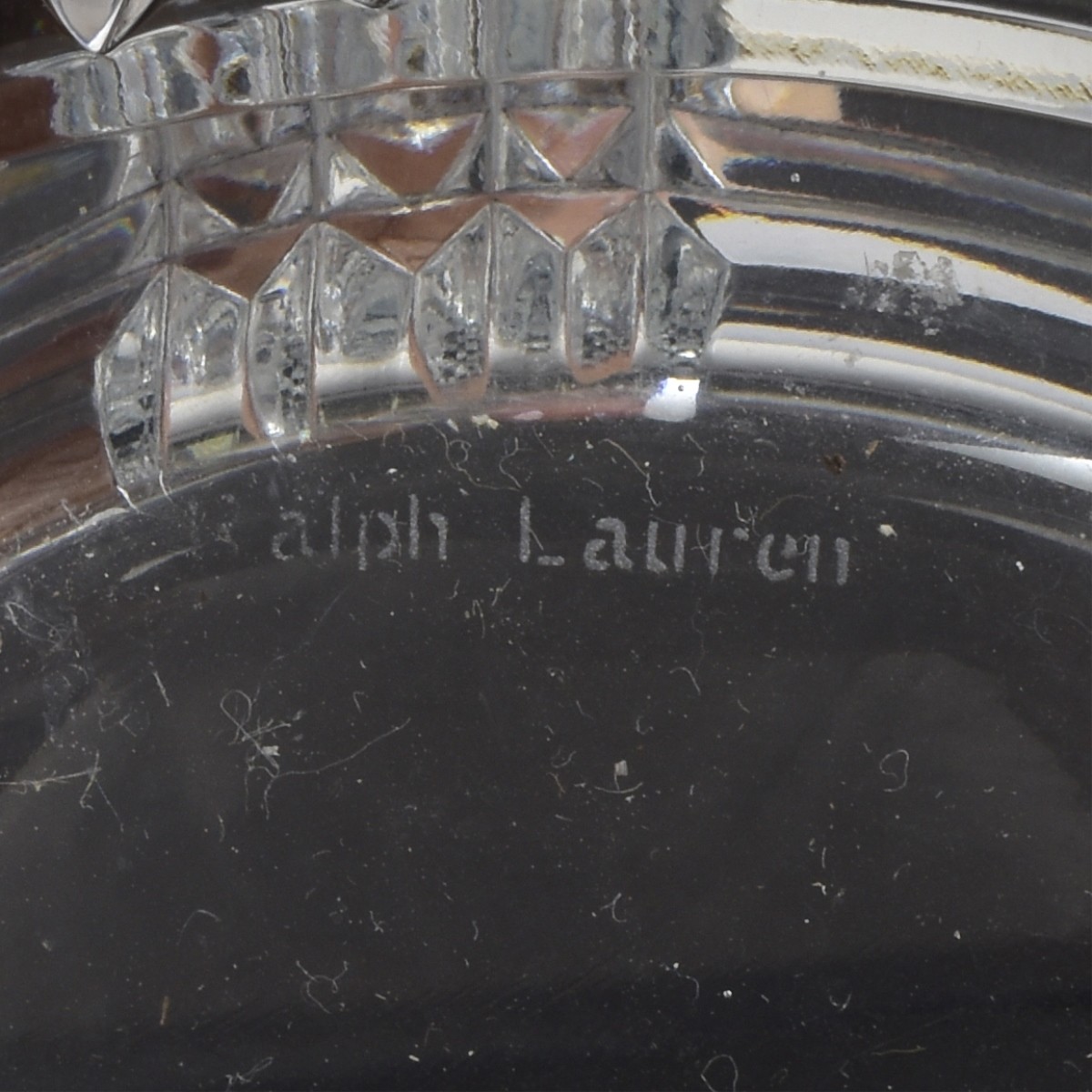 Ralph Lauren "Glen Plaid" Crystal