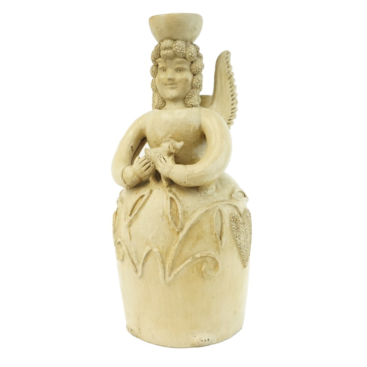 Terracotta Angel Vessel