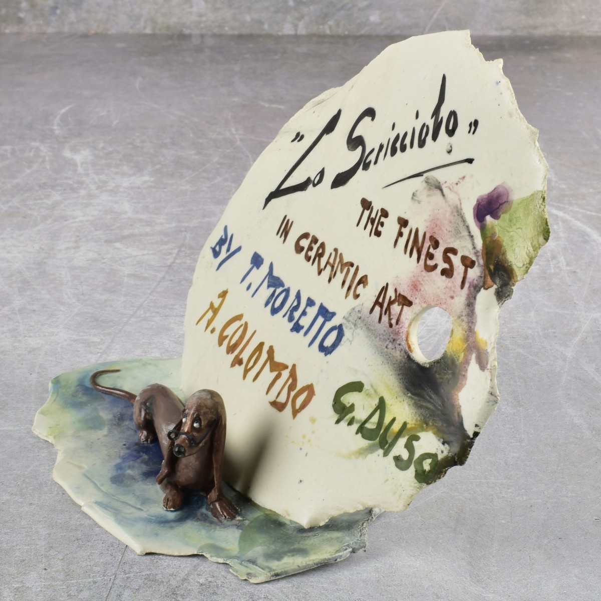 Lo Scricciolo Italy Ceramics Sign