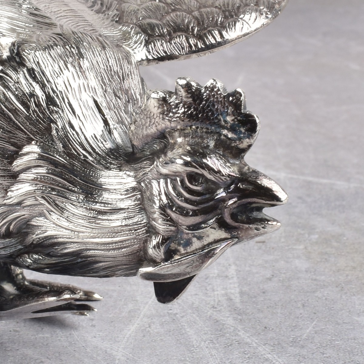 Camusso Peru 925 Sterling Silver Roosters