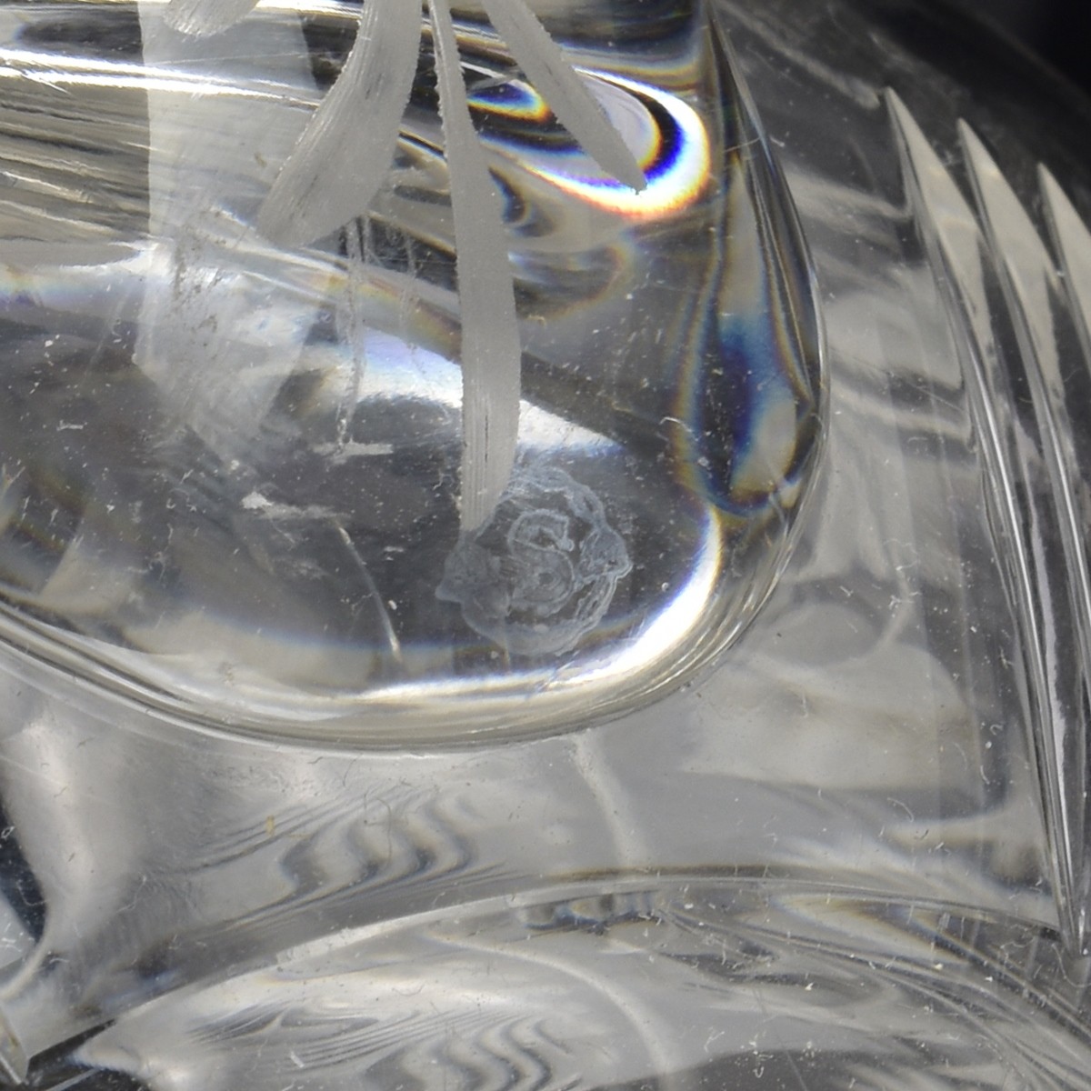 Antique Sinclaire Cut Glass Teapot
