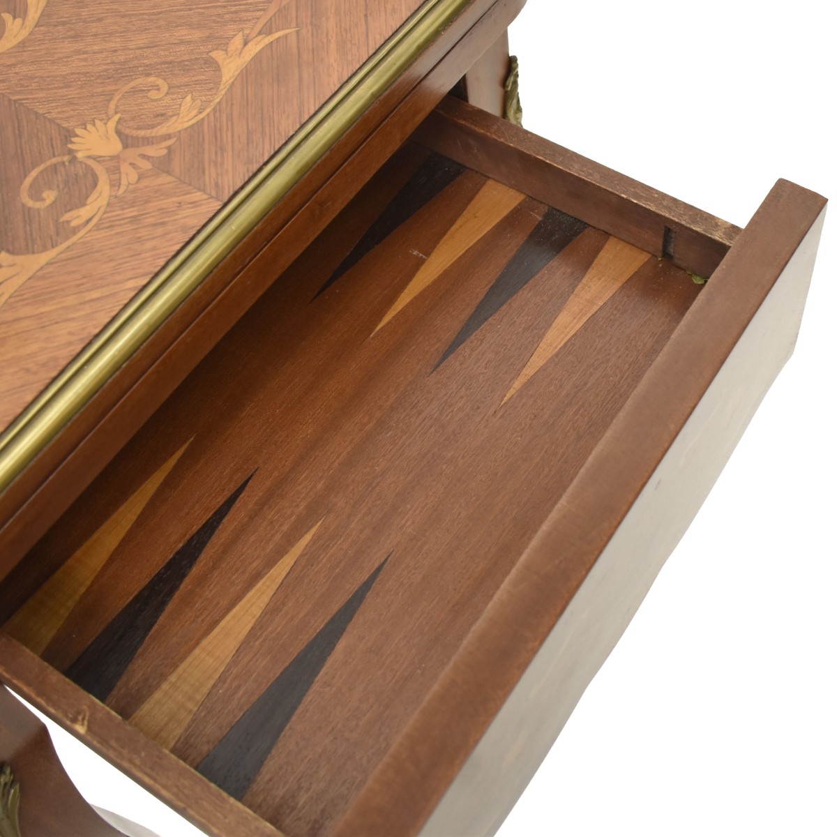 French Style Marquetry Game Table