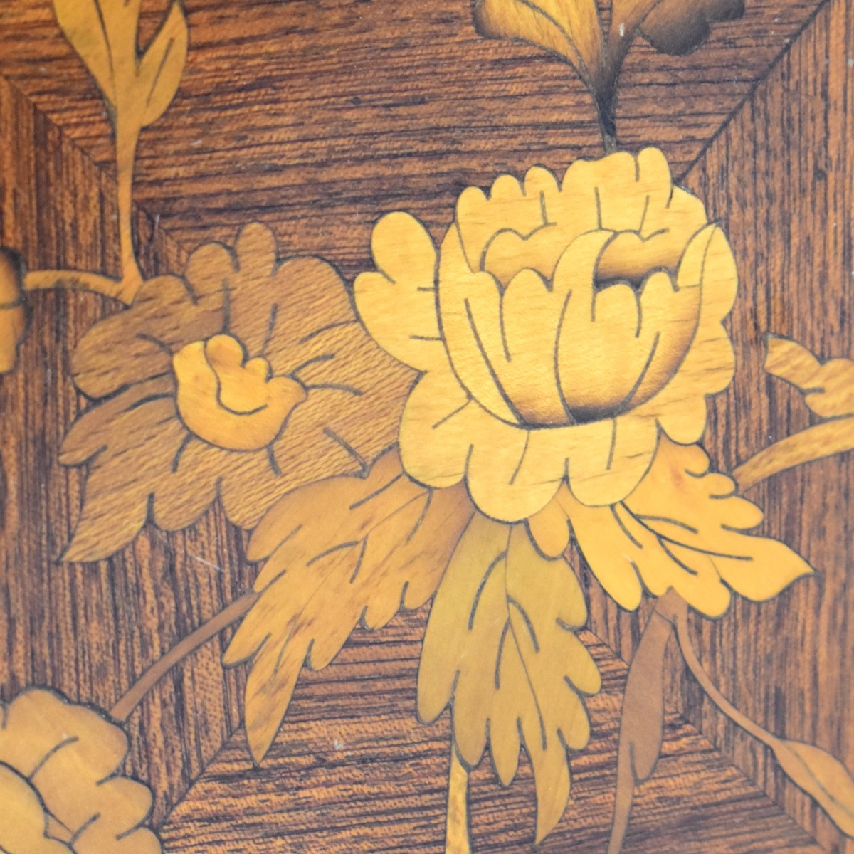 French Style Marquetry Game Table