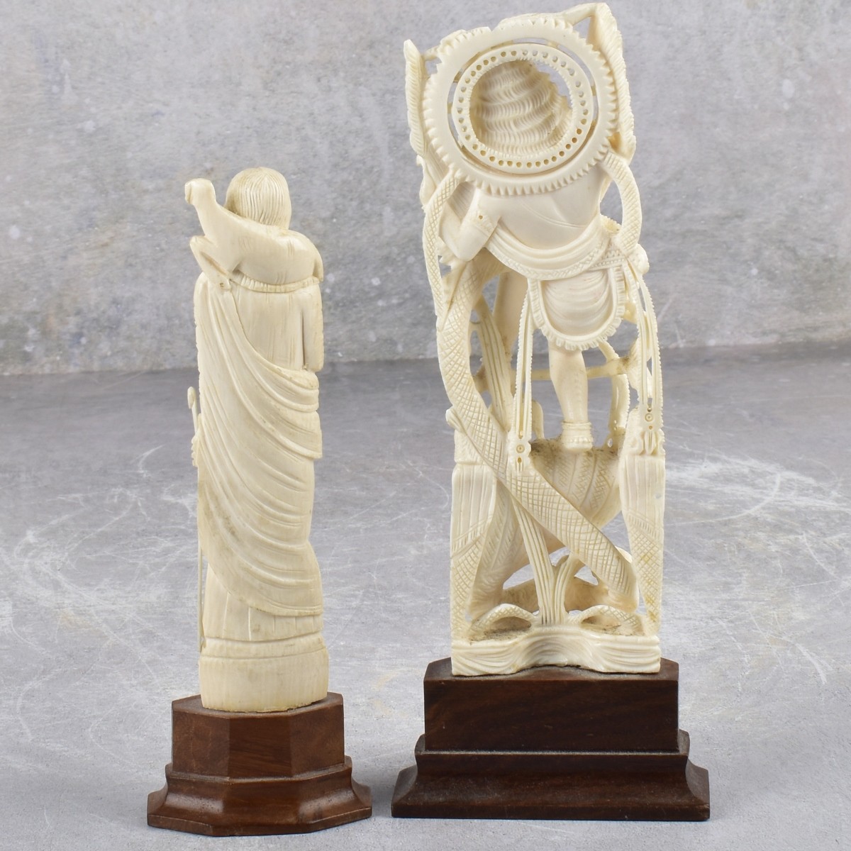Antique Carved Asian Figures