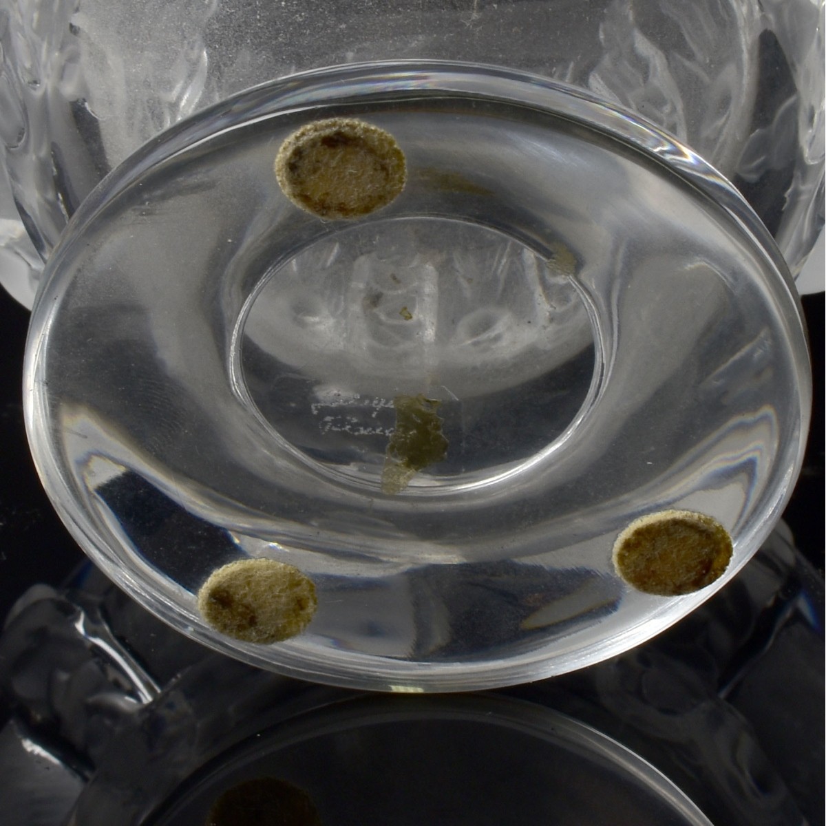 Lalique France Crystal "Dampierre" Vase