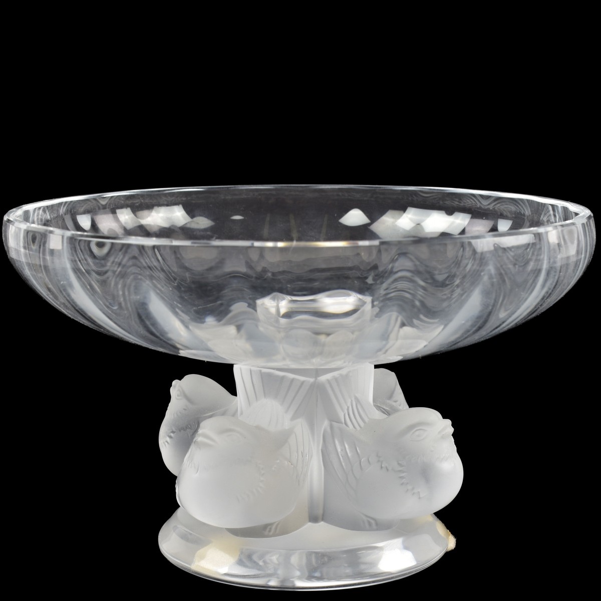 Lalique France Crystal "Nogent" Bowl