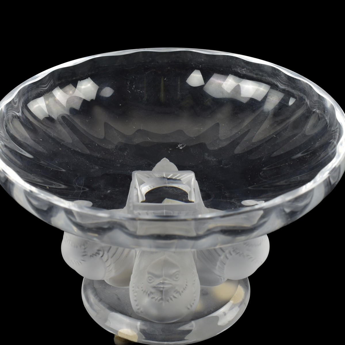 Lalique France Crystal "Nogent" Bowl