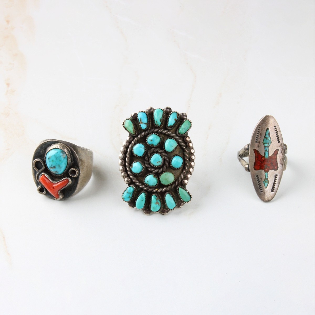 Native American Silver Rings