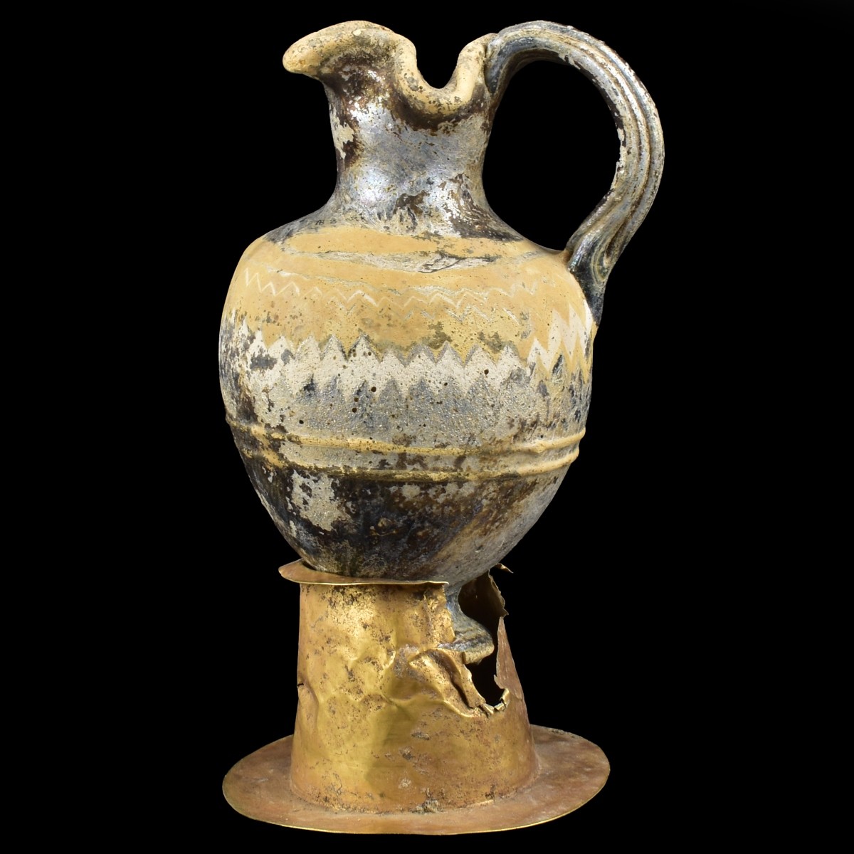 Roman Glass Oinochoe
