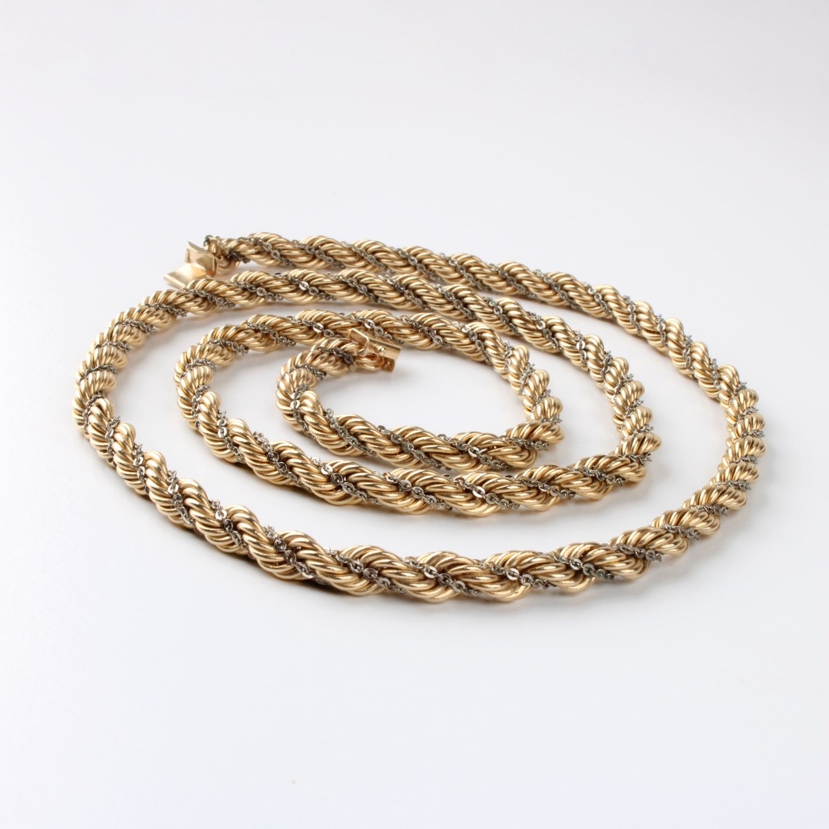14K Rope Link Necklace