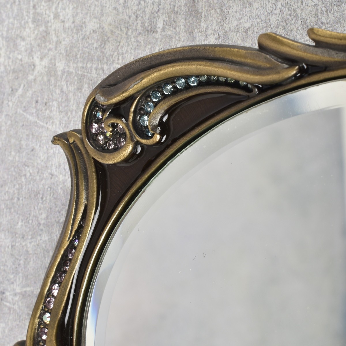Jay Strongwater Peacock Hand Mirror