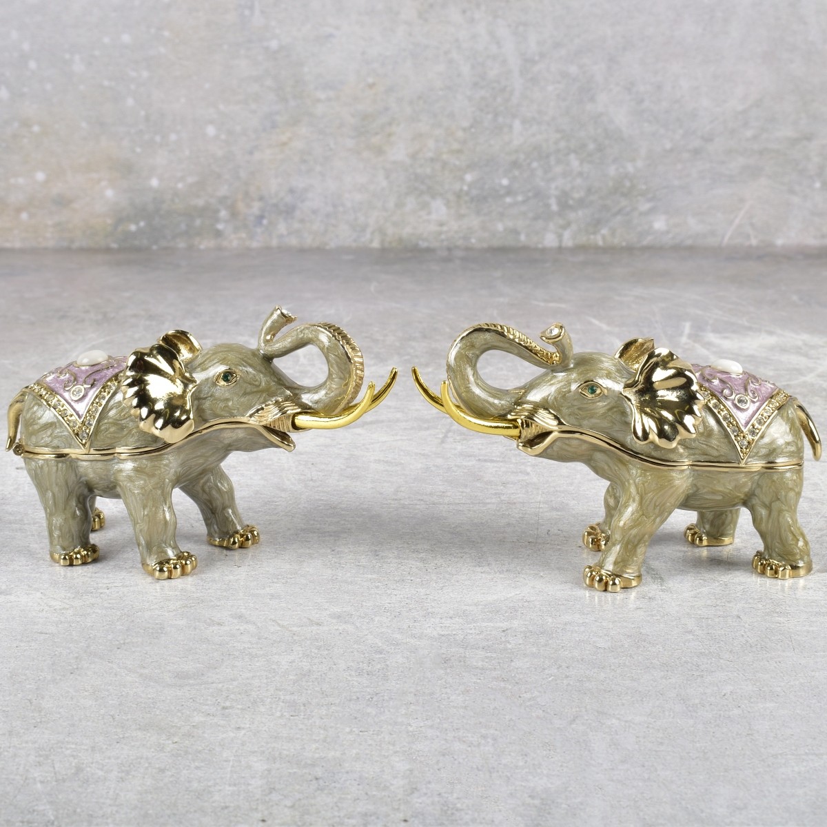 Jay Strongwater Elephant Figurines