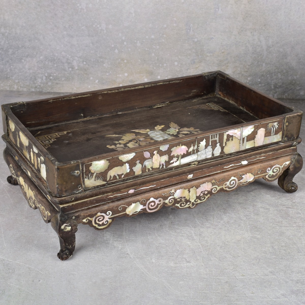 Antique Asian Carved Wood Stands