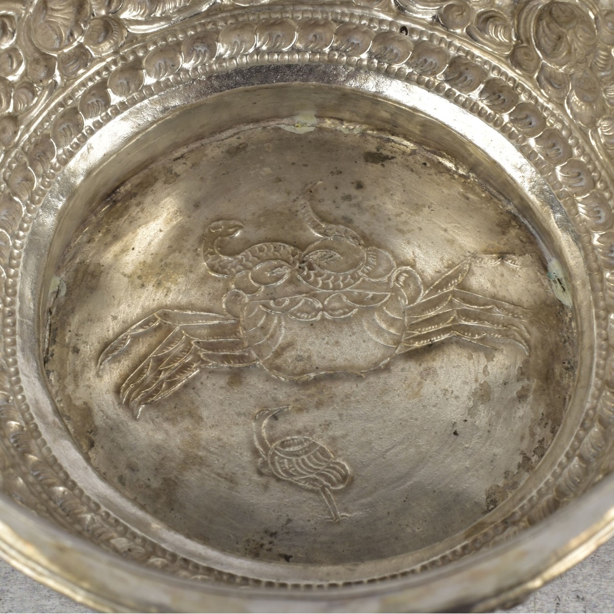 Burmese Silver Repousse Pieces