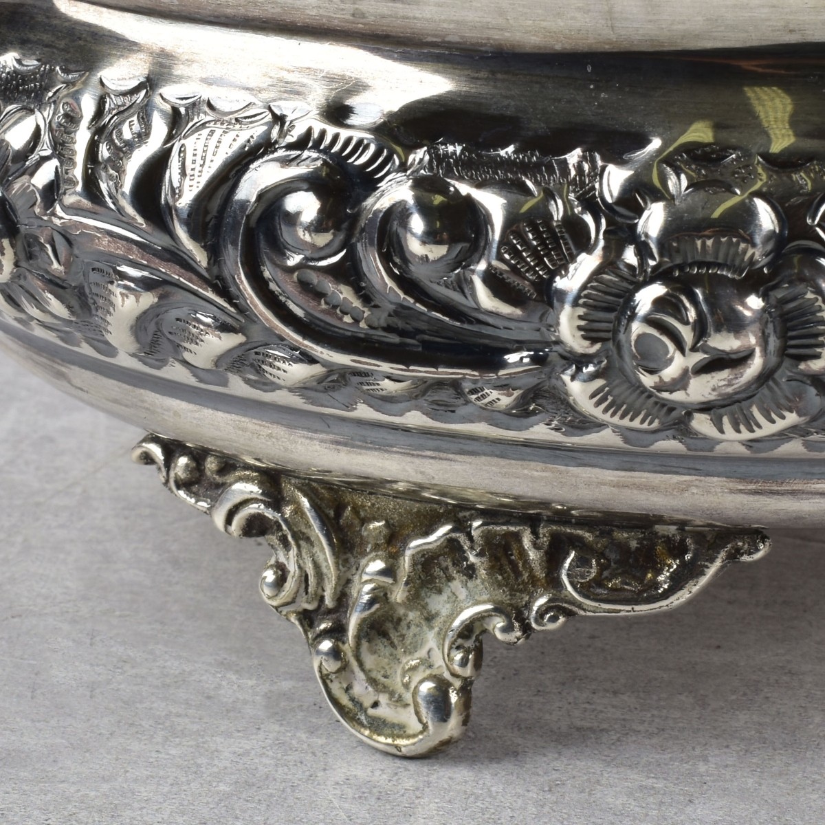 Burmese Repousse Silver Box