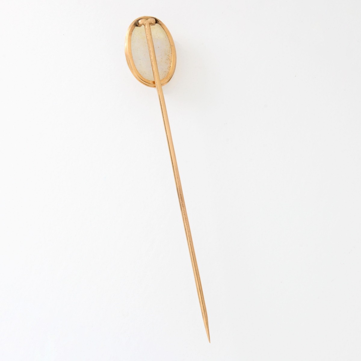 Opal and 14K Stickpin