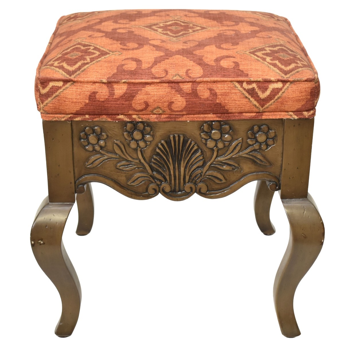 Modern Carved Wood Stools