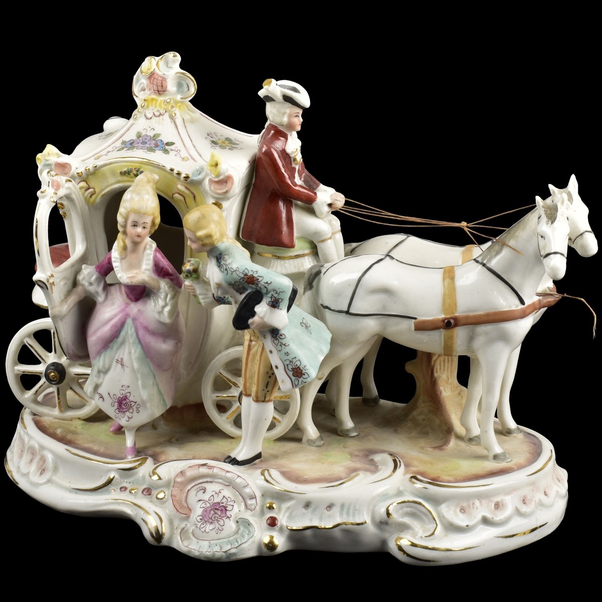Antique Dresden German Porcelain Group
