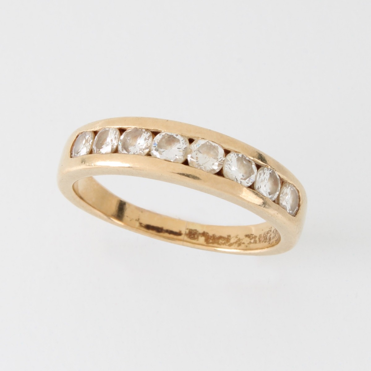 Diamond and 14K Band