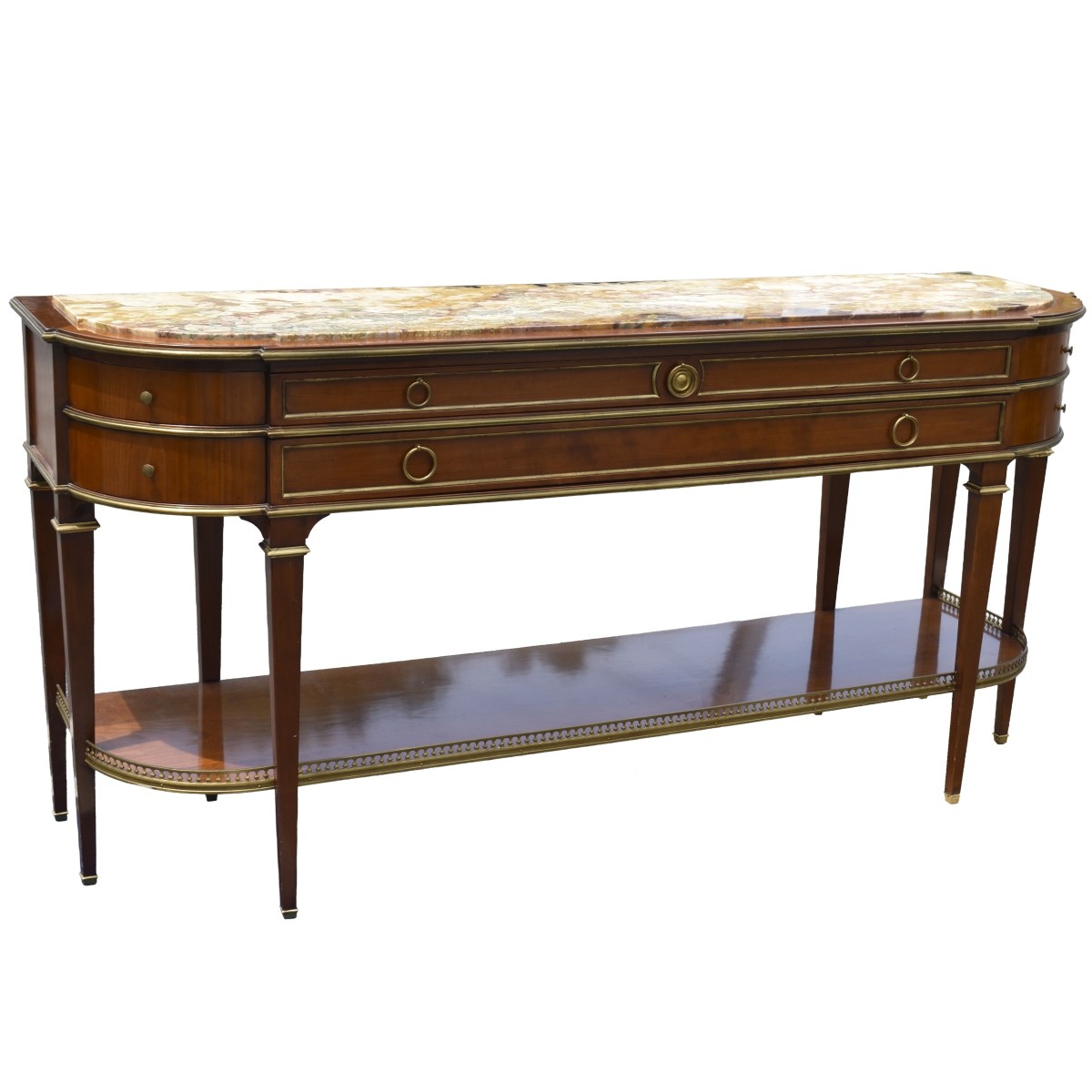 Louis XVI Style Marble Top Tables