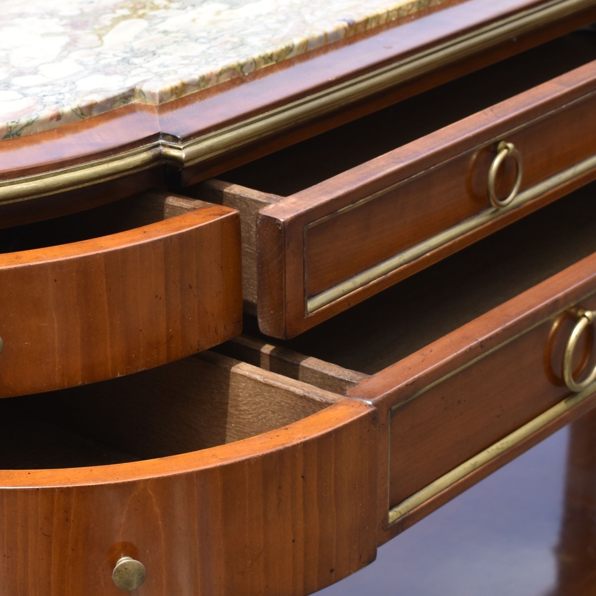 Louis XVI Style Marble Top Tables