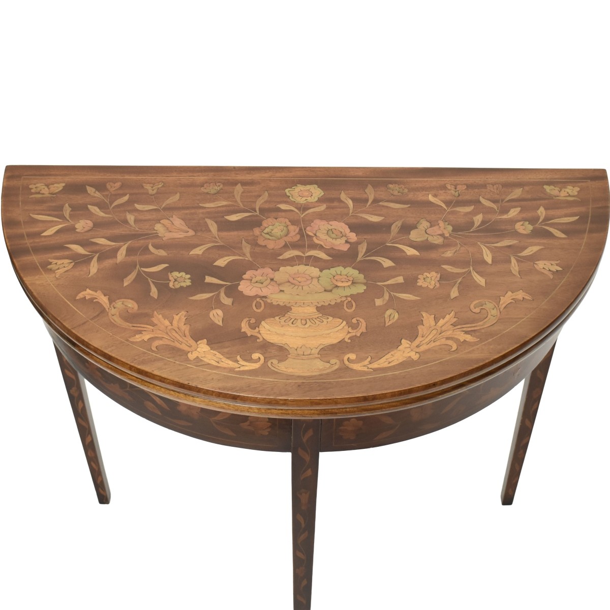 Antique Dutch Marquetry Table