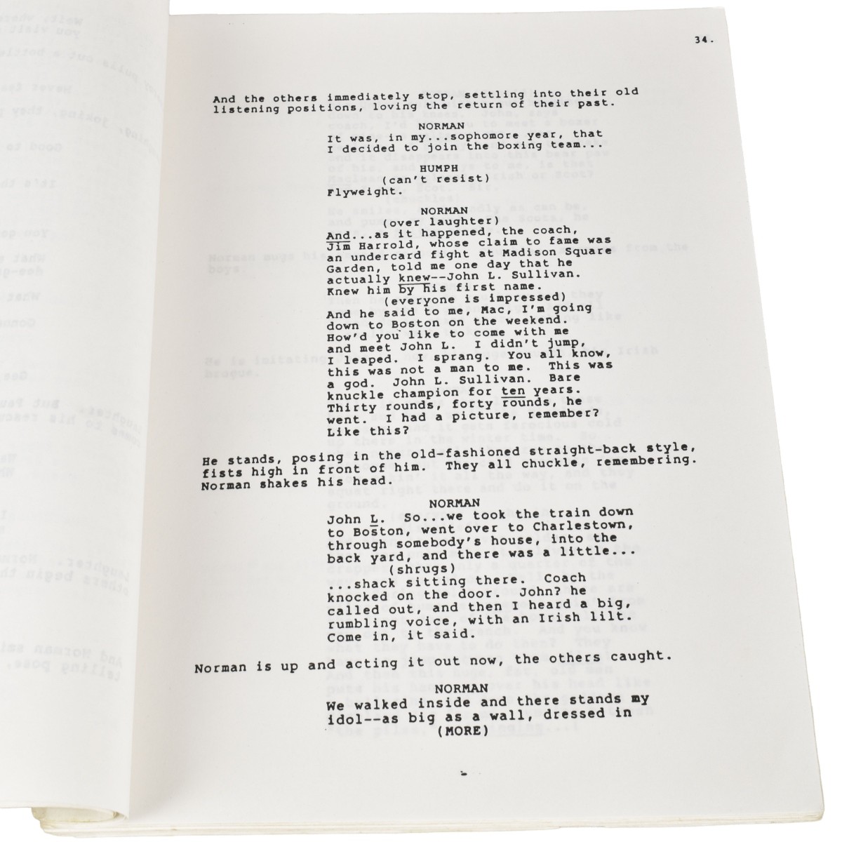 "A River Runs Through It" Screenplay