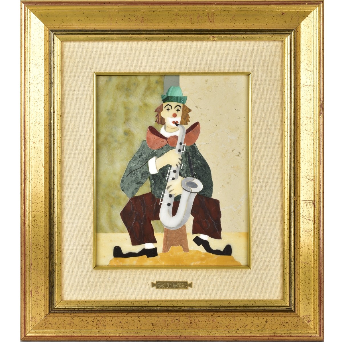 Prof. A. Zuillim Italian Pietra Dura