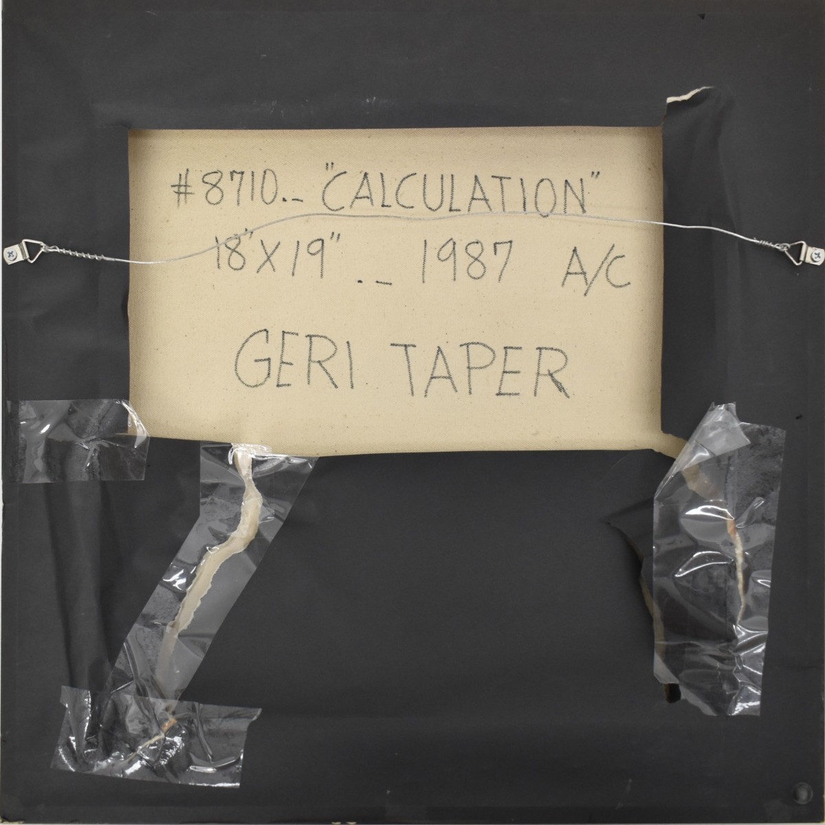 Geri Taper, American/New York (1929-2004)