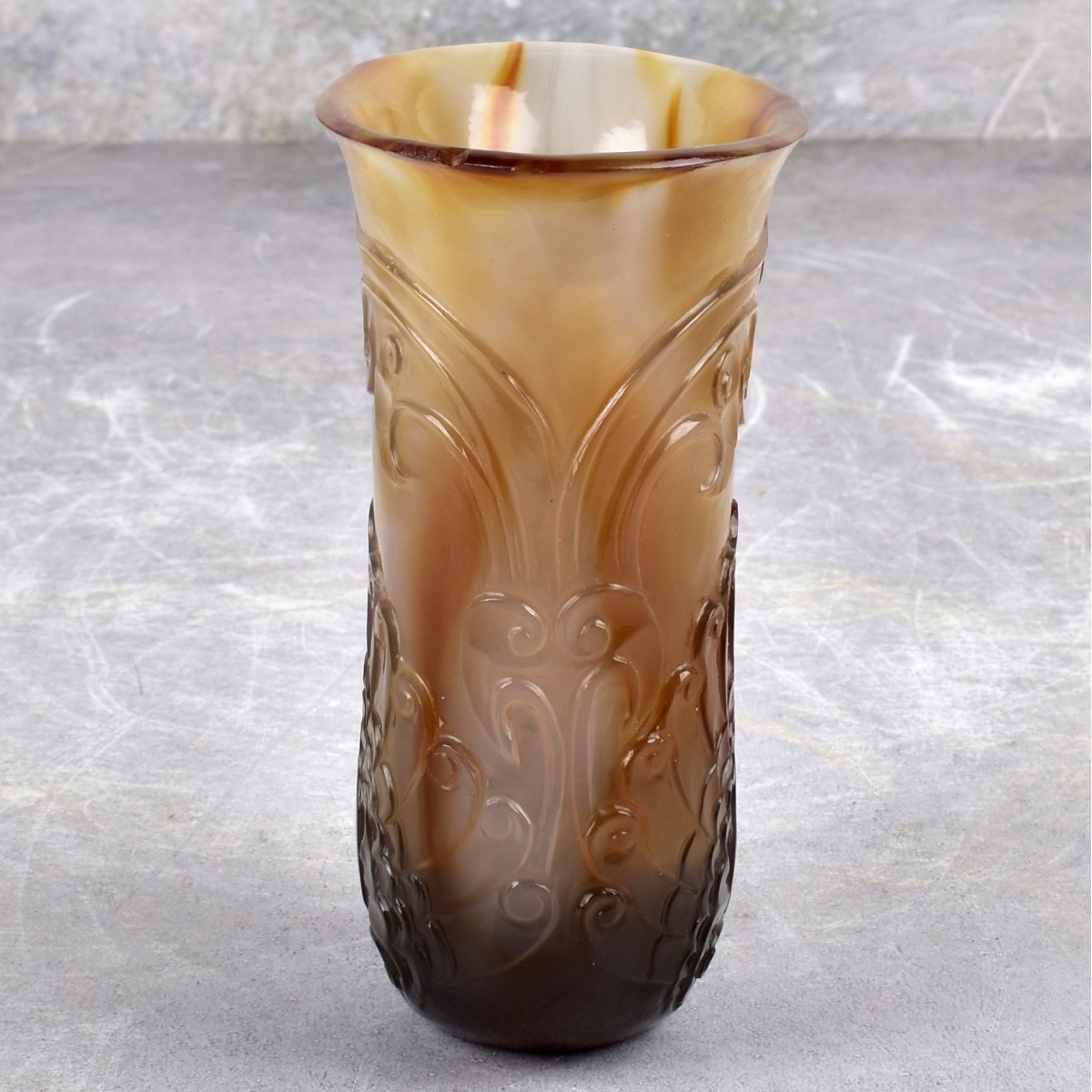Antique Chinese Agate Libration Cup