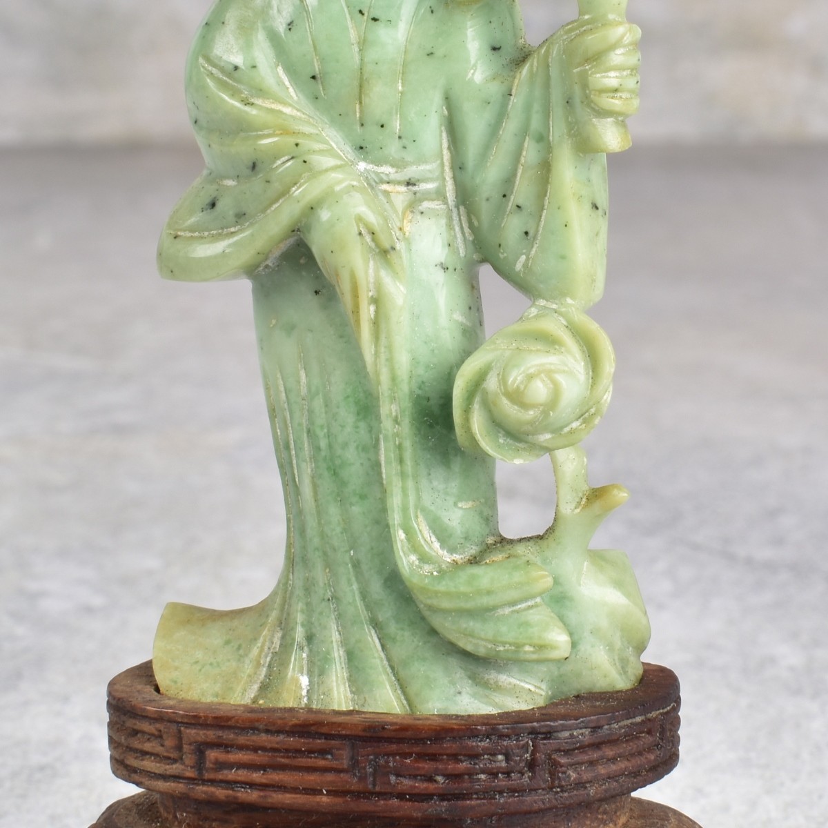 Chinese Carved Jade Guanyin