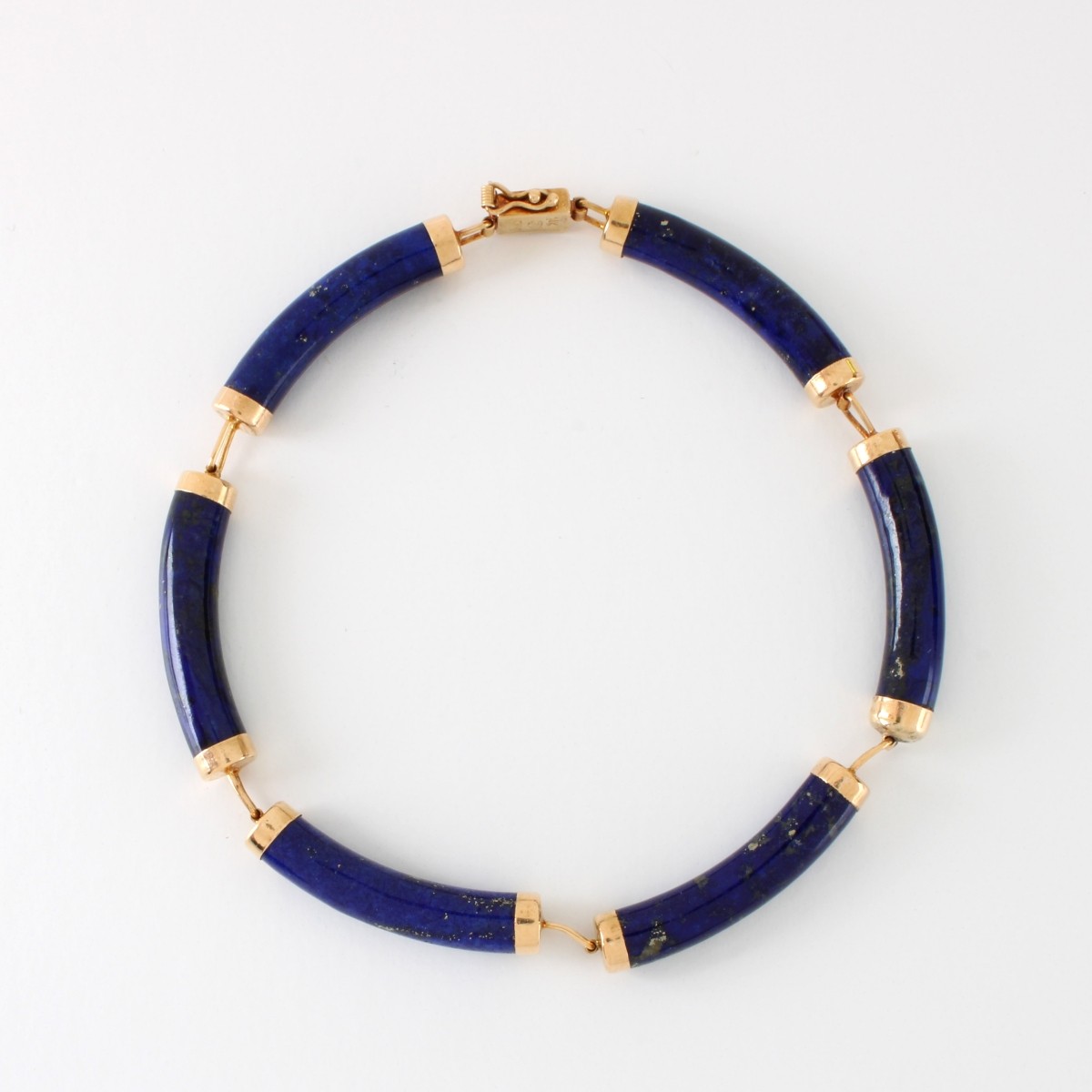 Lapis Lazuli and 14K Bracelet