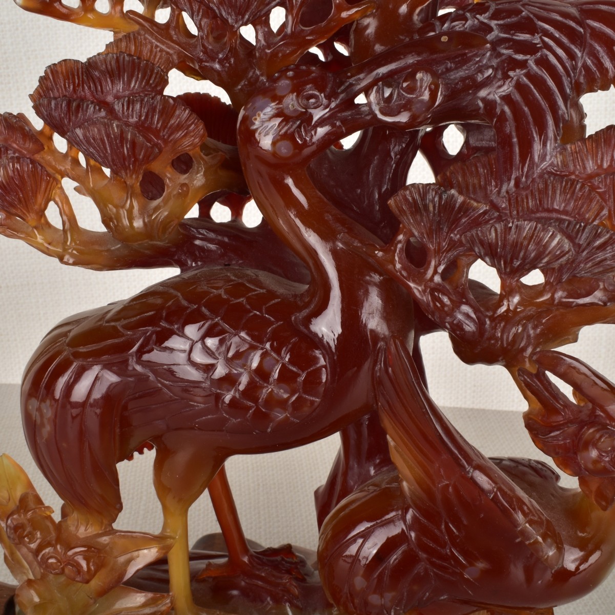 Chinese Carnelian Agate Sculpture