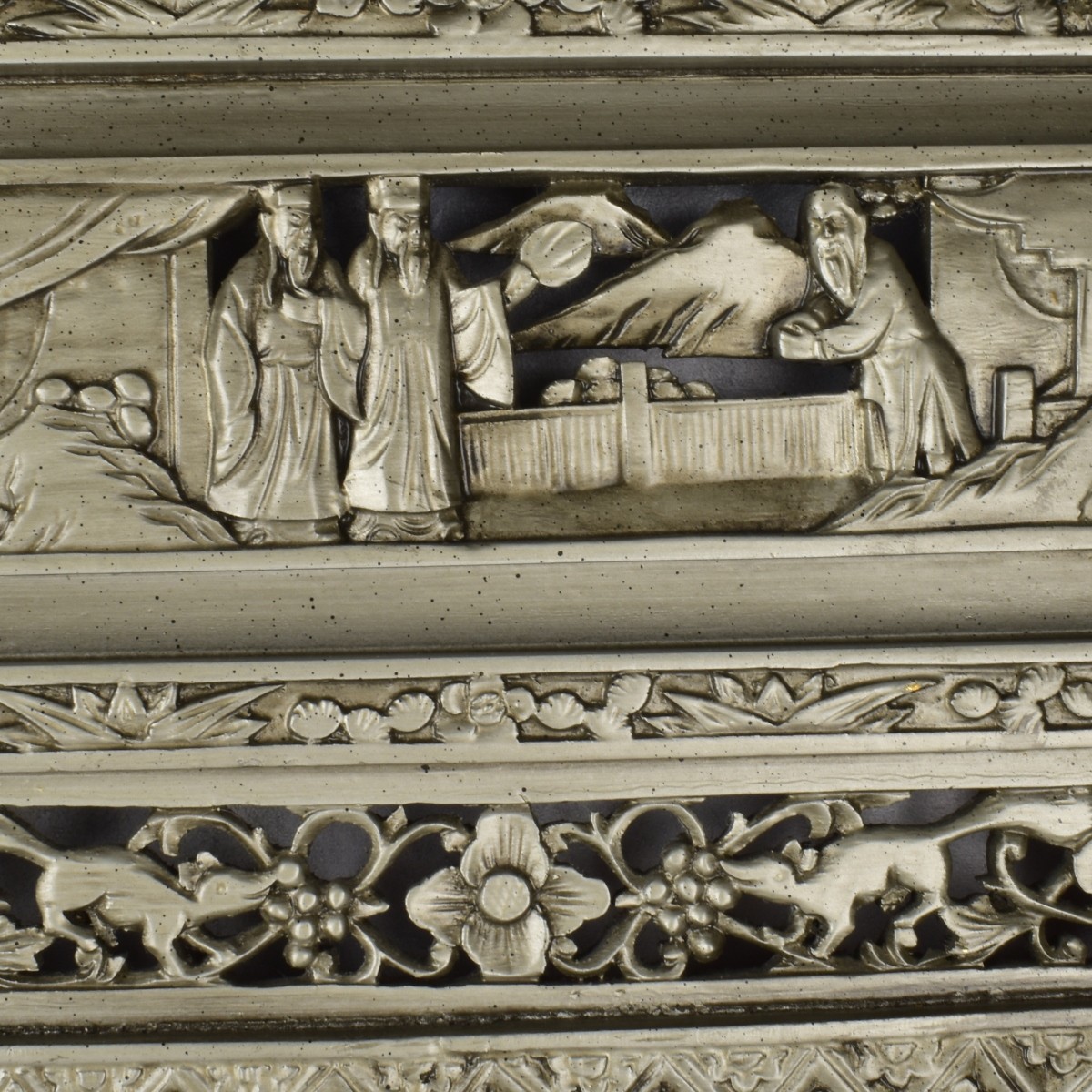 Antique Chinese Carved Wood Panels