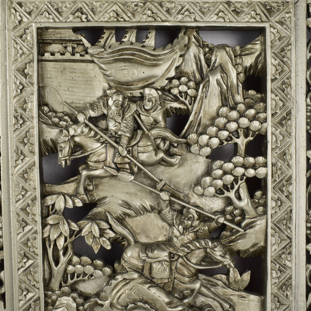 Antique Chinese Carved Wood Panels