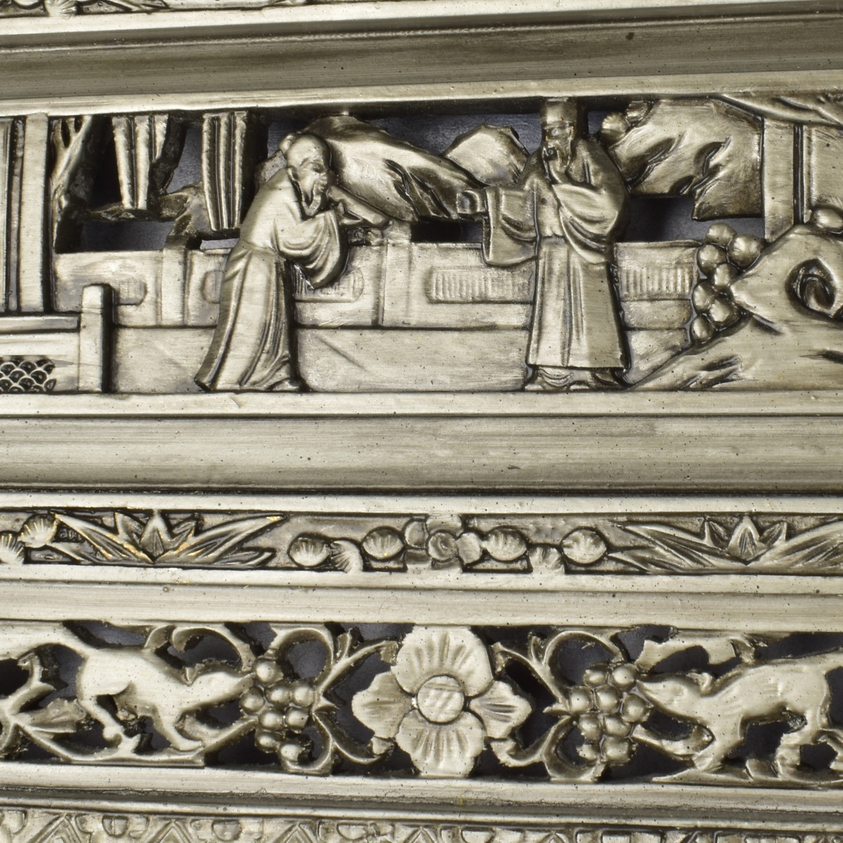 Antique Chinese Carved Wood Panels