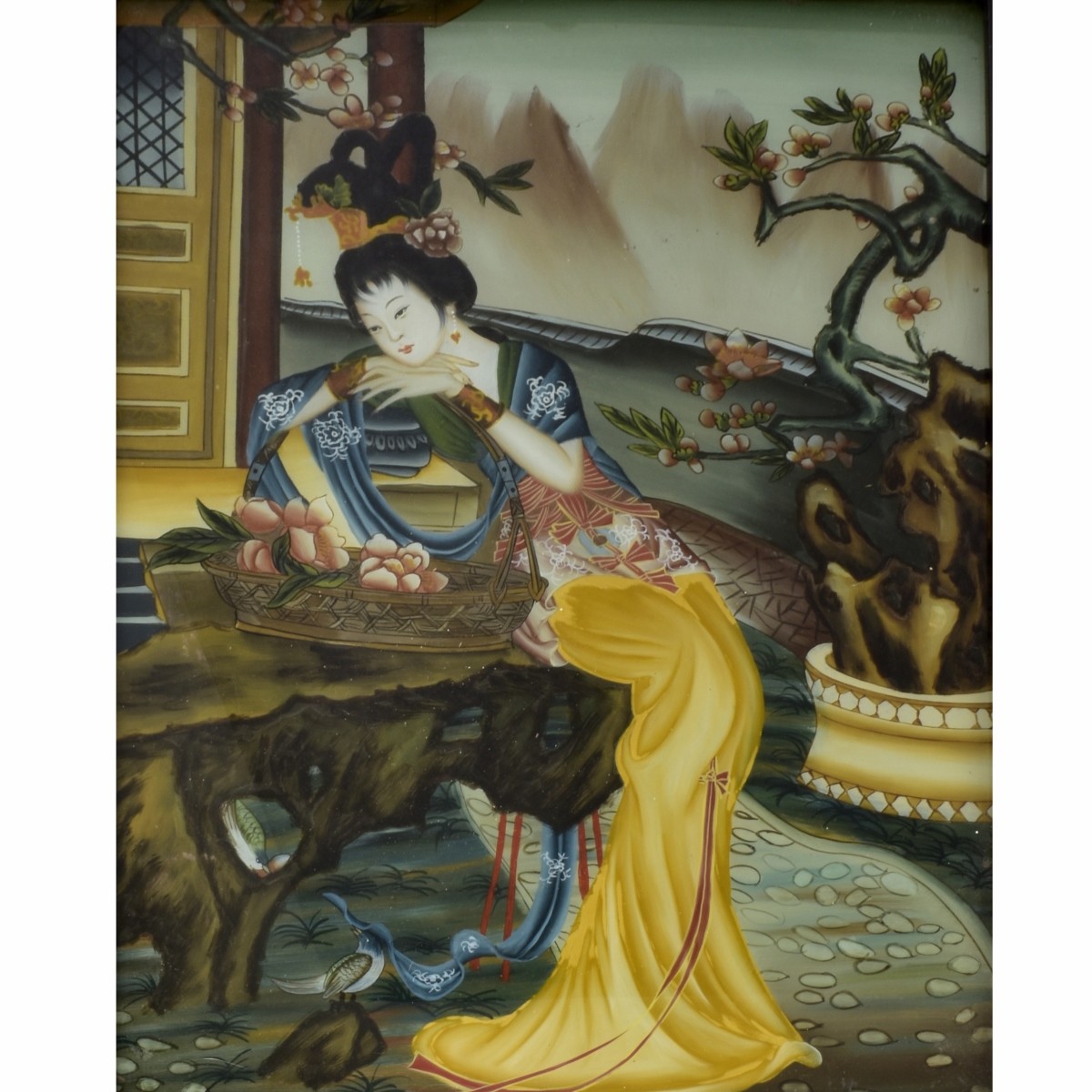 Chinese Reverse Painted Portraits