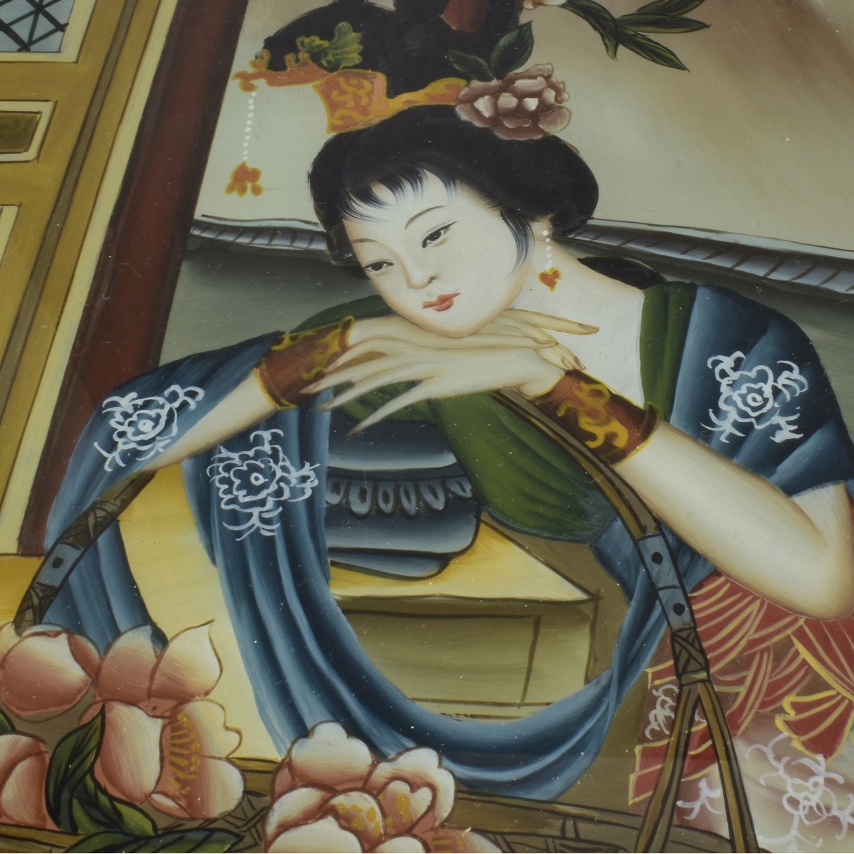 Chinese Reverse Painted Portraits