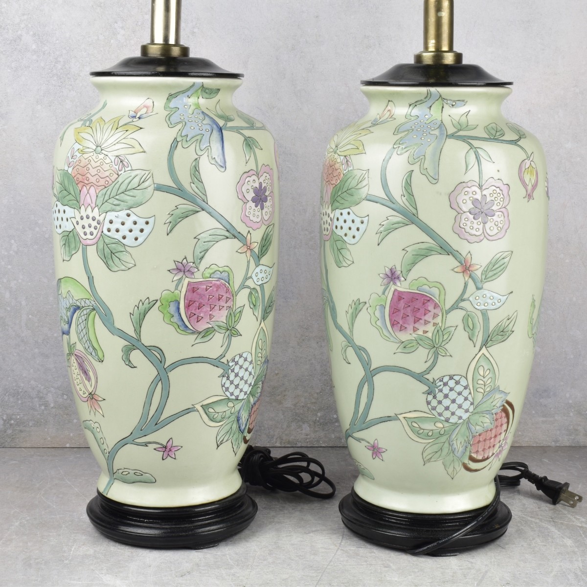 Chinoiserie Porcelain Lamps