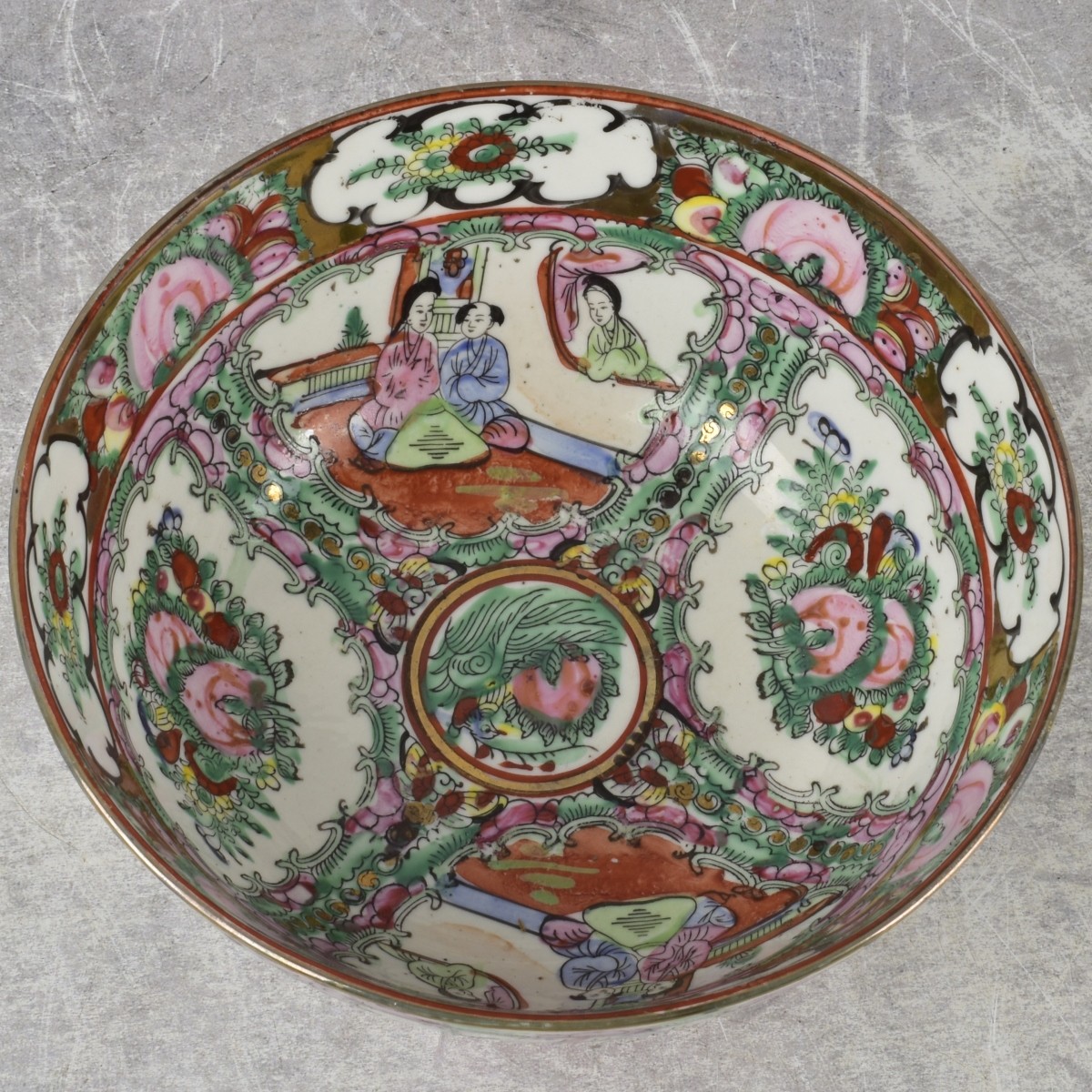 Chinese Famille Rose Medallion Bowl