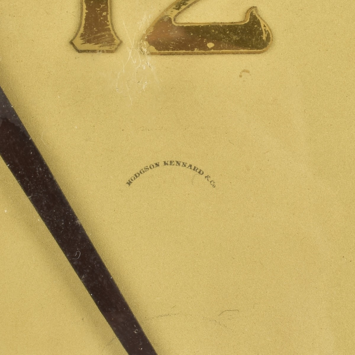 Hodgson Kennard & Co. Clock