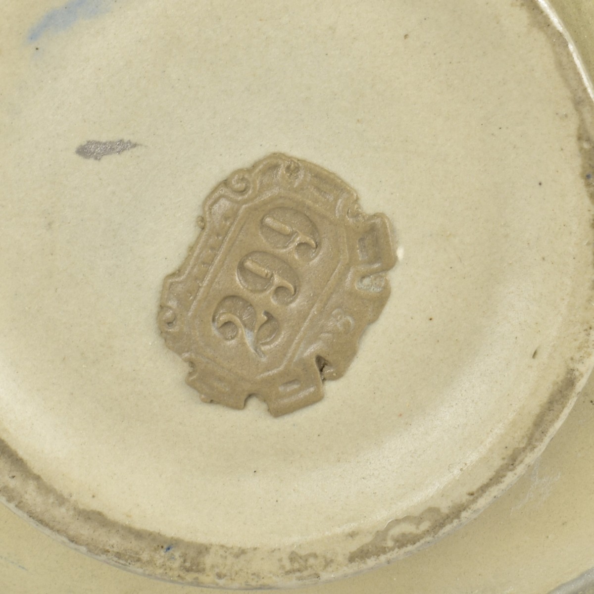 Antique Mettlach Stoneware Teapot