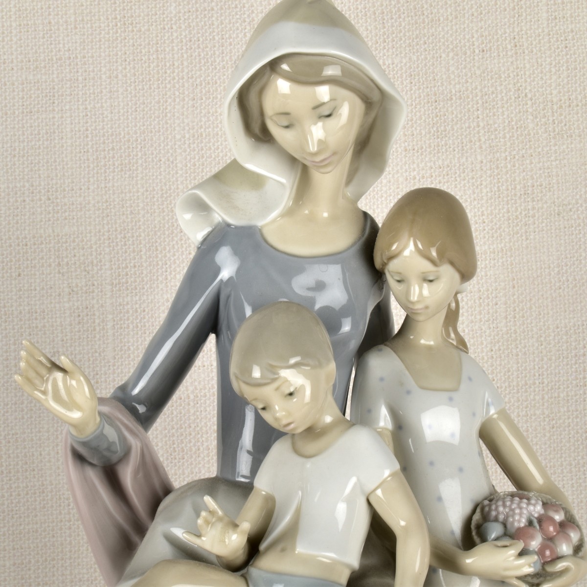 Lladro Figurine of a Mother and Children