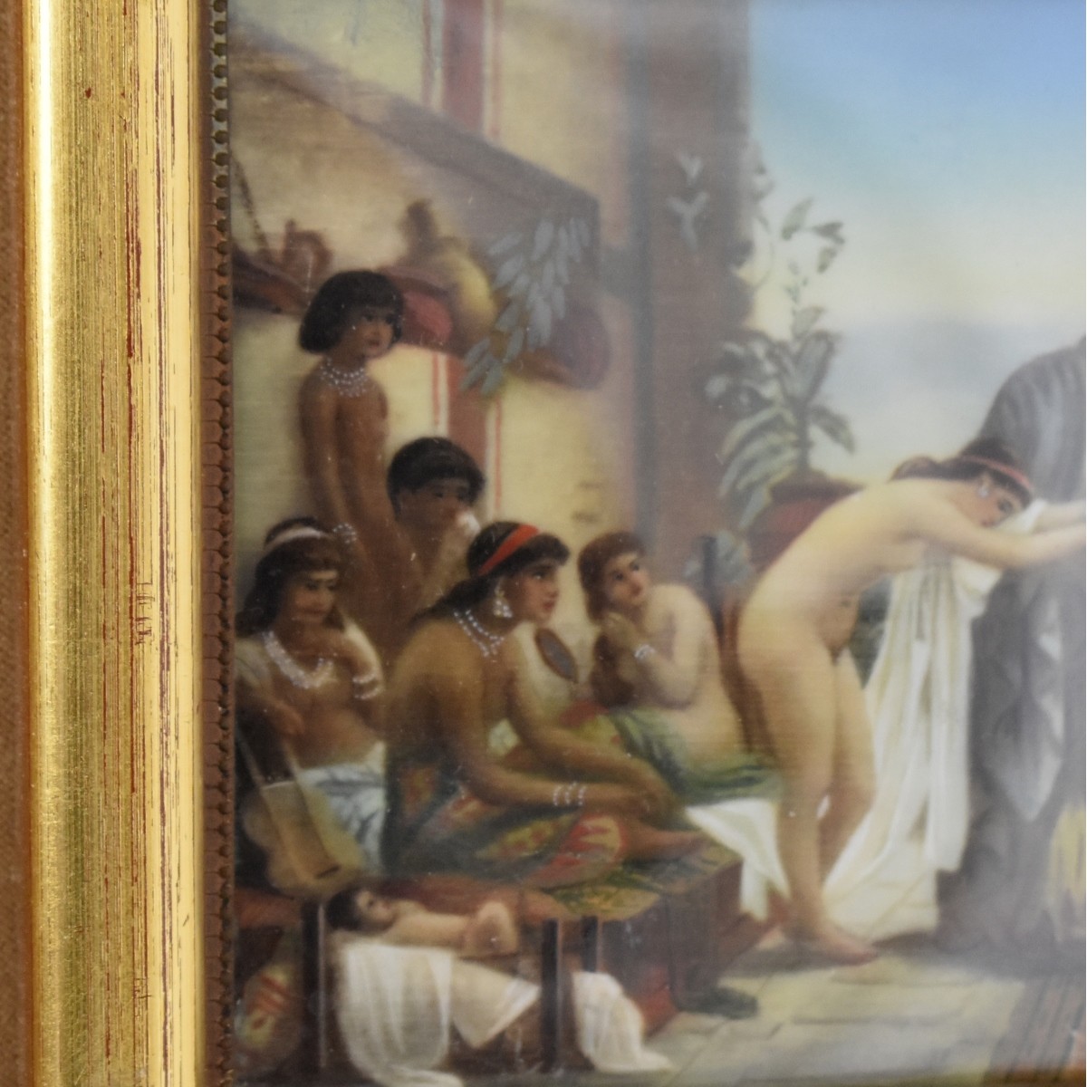 Framed Orientalist Lithograph