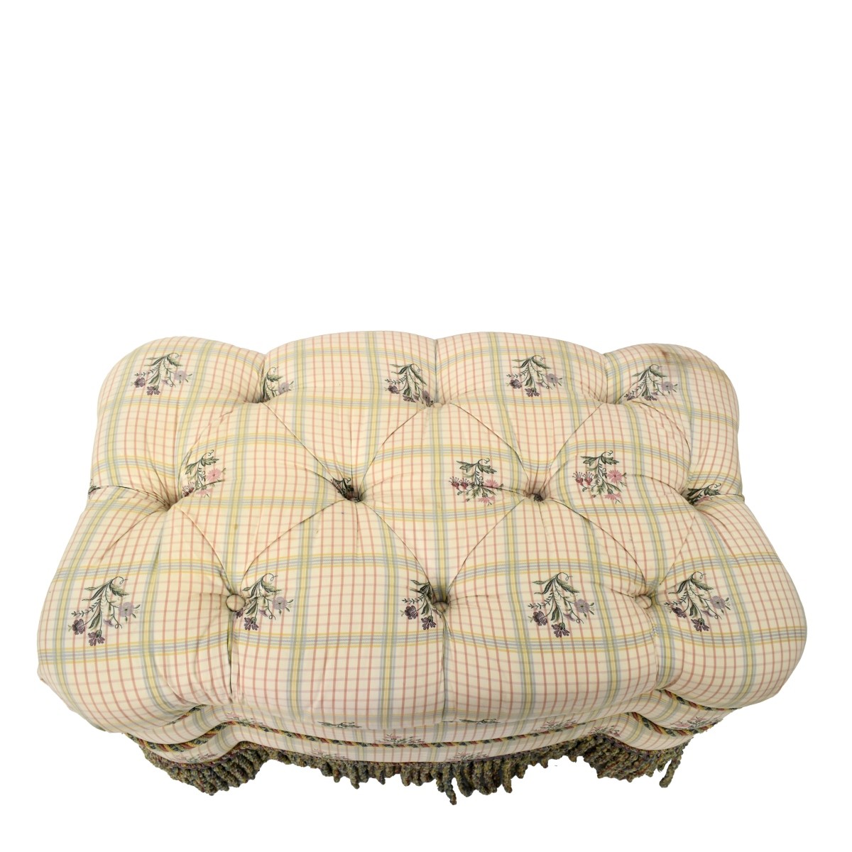 Fringed Tufted Ottoman
