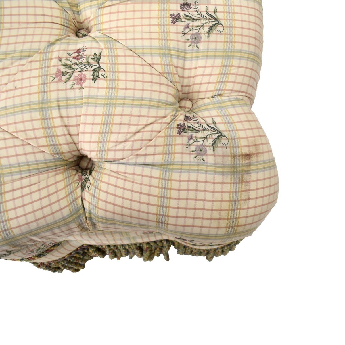 Fringed Tufted Ottoman