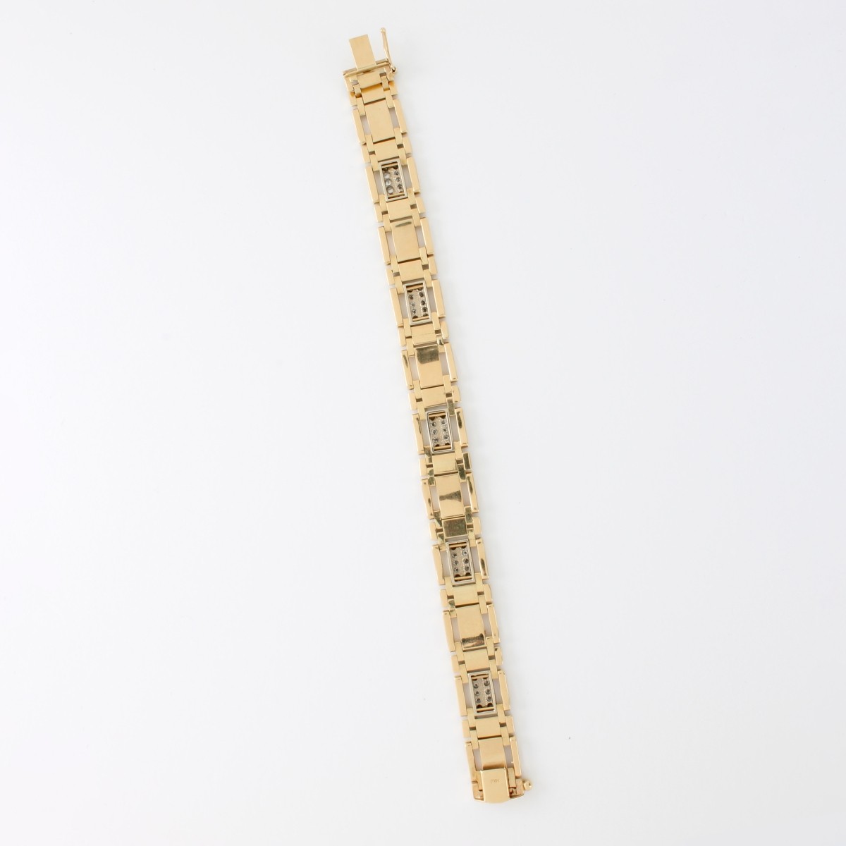 Diamond, Opal and 14K Bracelet